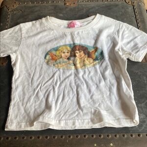 Sugar thrillz Angel Print T-Shirt